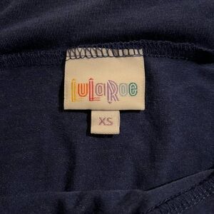 LuLaRoe Deep Blue XS Skirt